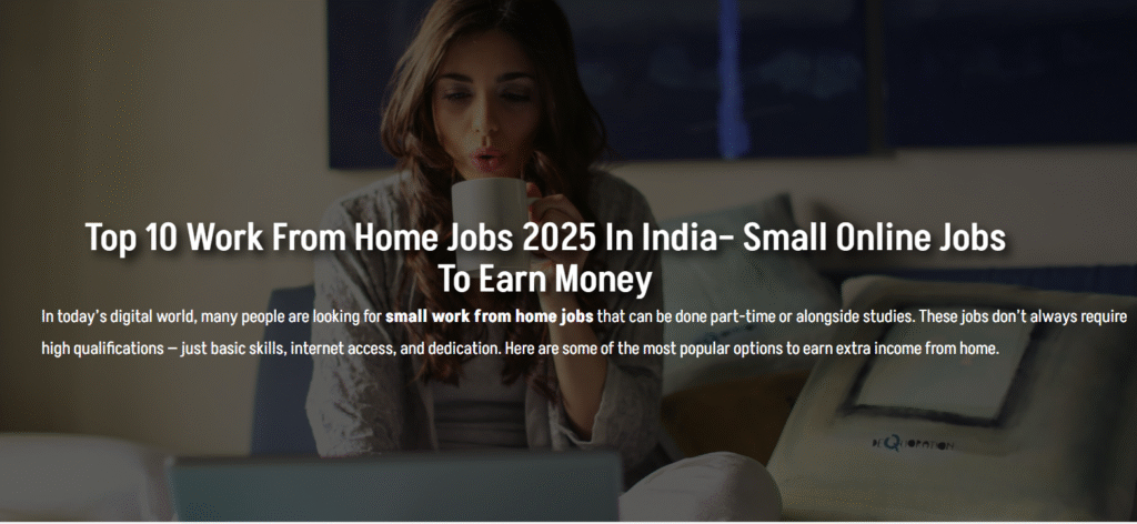 Work From Home Jobs