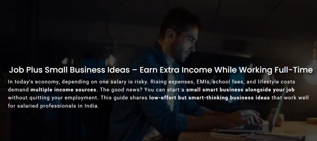 Job Plus Small Business Ideas